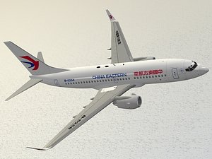 3D Boeing 737-700 China Eastern model