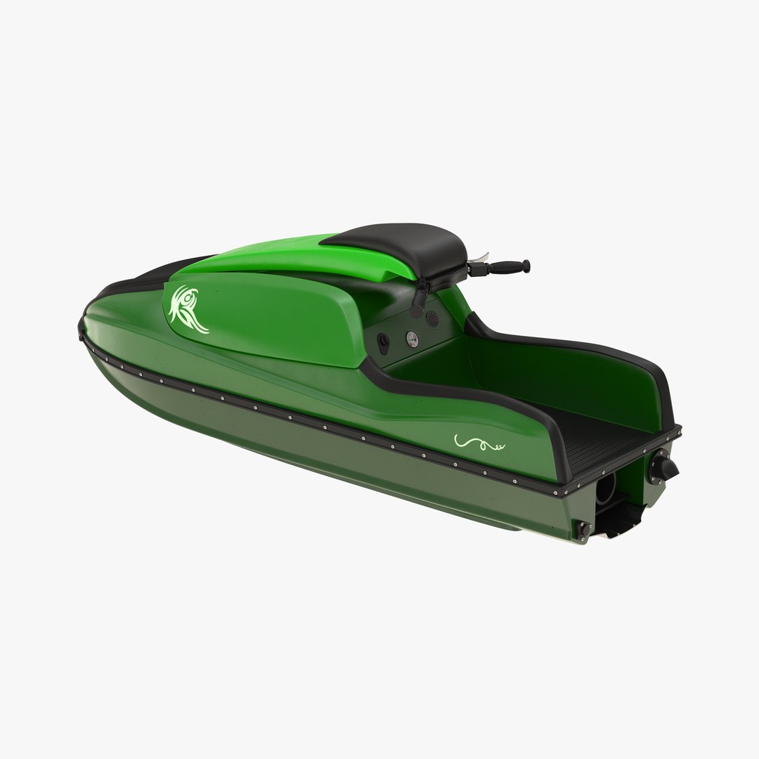 Sport Water Scooter Generic 2 3D Model 3D model preview