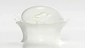 Milk Splash 3D model