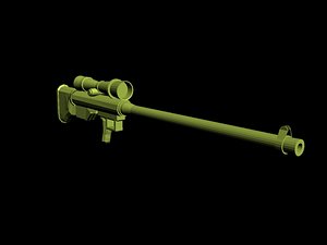 sniper s 3d model