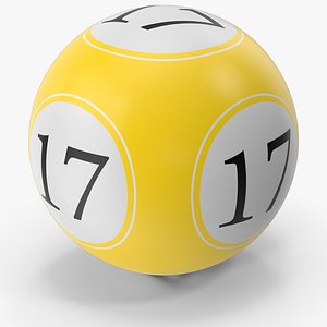 3D Bingo Ball 17
