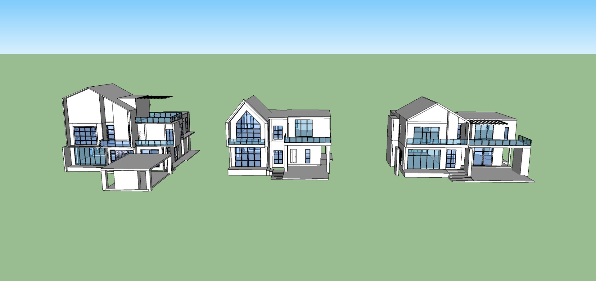3d Model 3 House