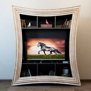 tv furniture corniche 3D model