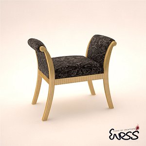3d model bench j r scott