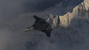 MSF-33 stealth multirole fighter futuristic concept jet