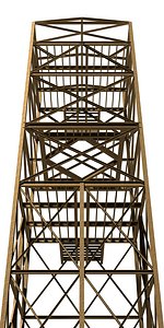Structure for machine support 3D model
