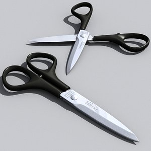3d hairdresser scissors model