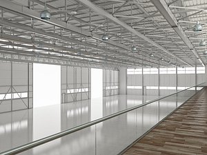 3D Aircraft Hangar model