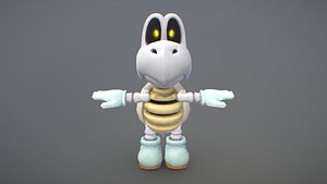 3D Dry Bones - Super Mario Party model