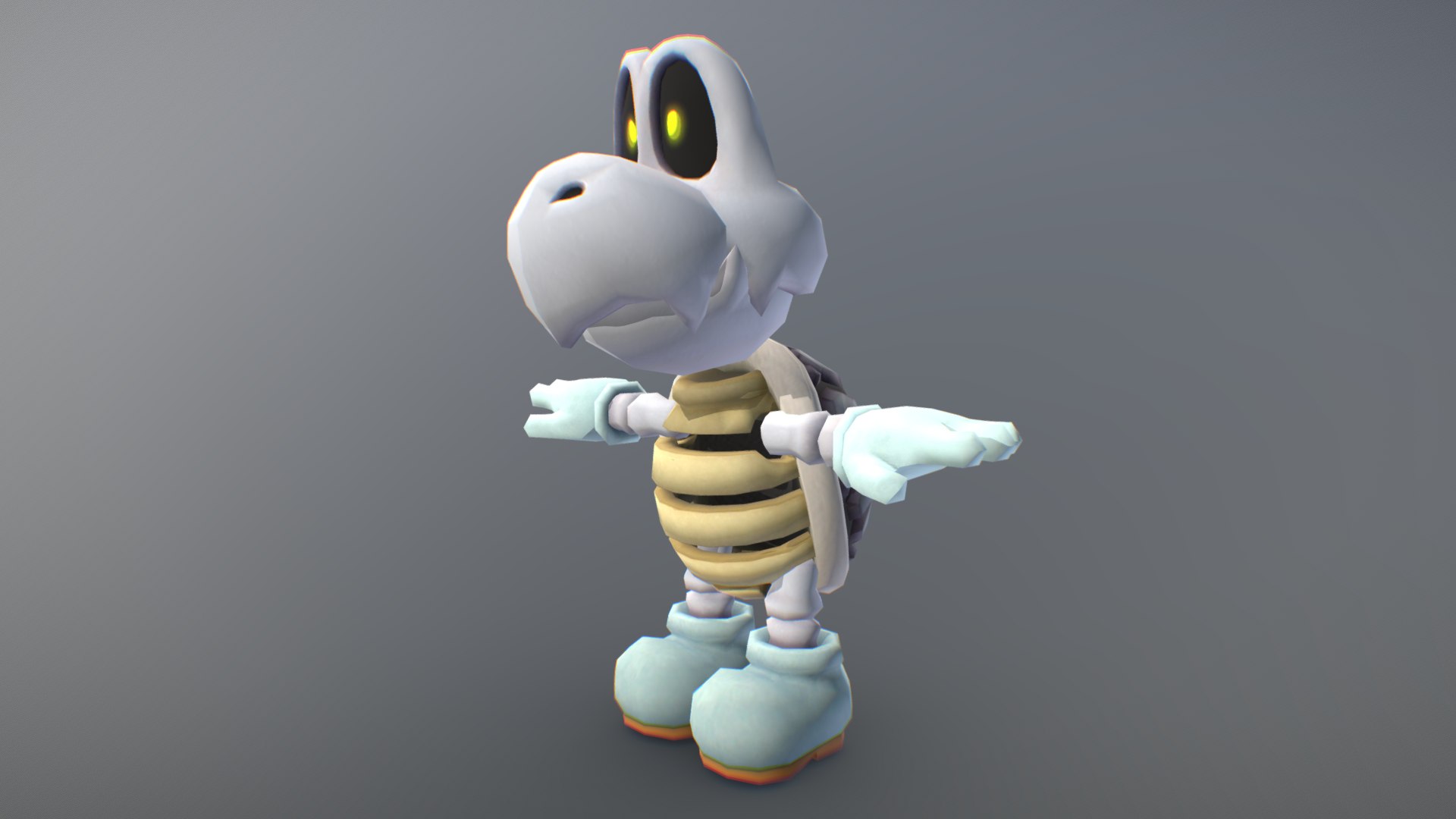 3D Dry Bones - Super Mario Party Model - TurboSquid 2213748