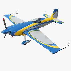 Extra EA300 Aerobatic Monoplane Blue-Yellow