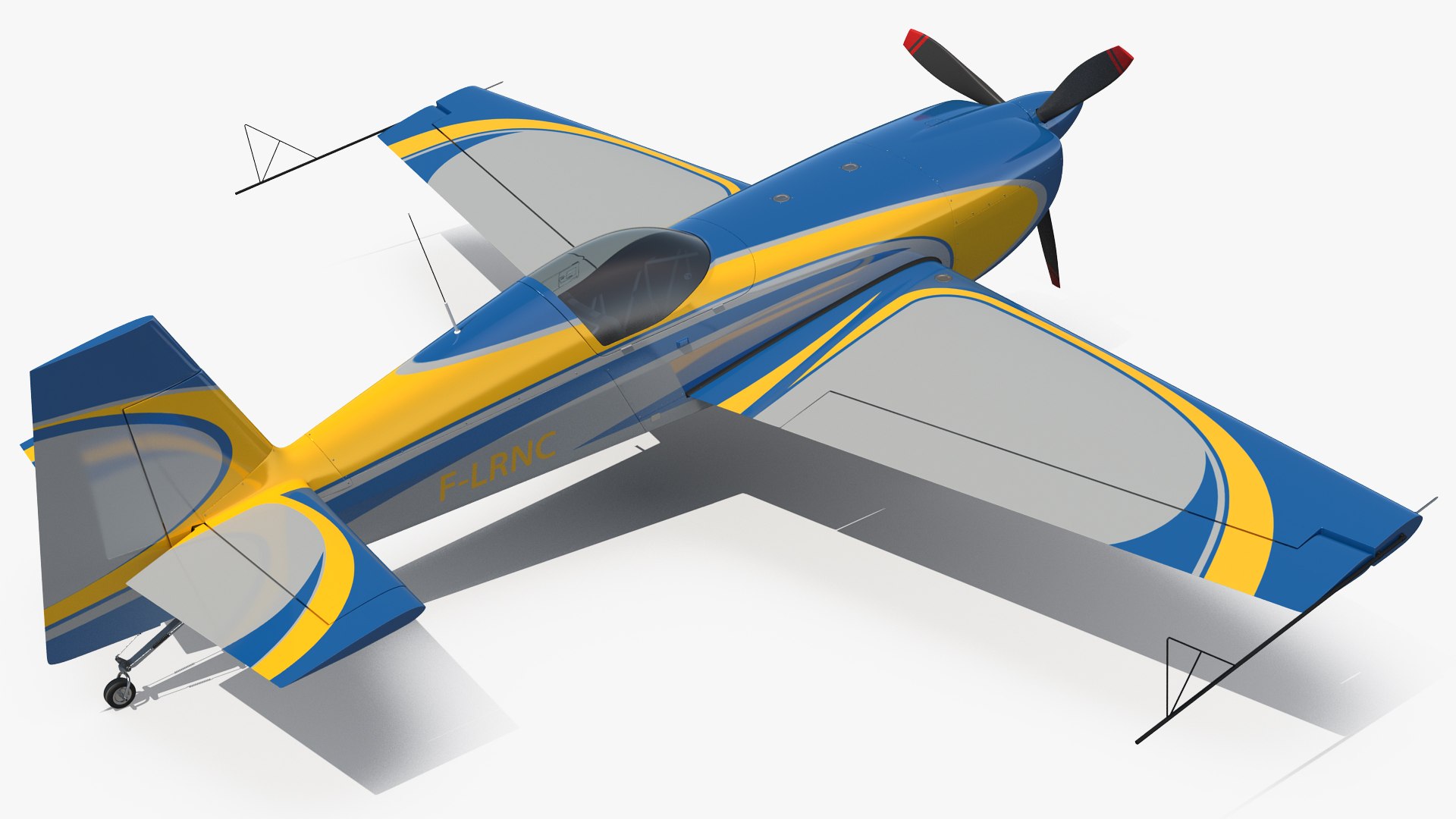 3D Model Extra Ea300 Aerobatic Monoplane - TurboSquid 1486282