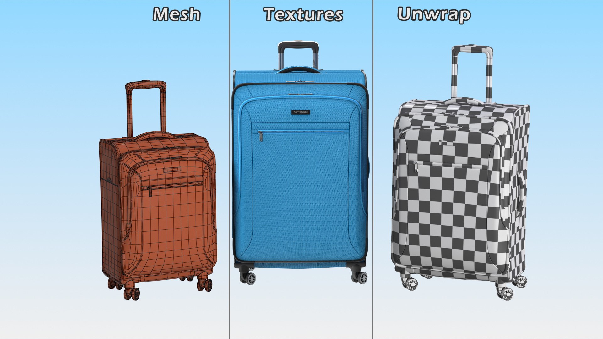 3D Model Samsonite Ascella X Teal - TurboSquid 1896745