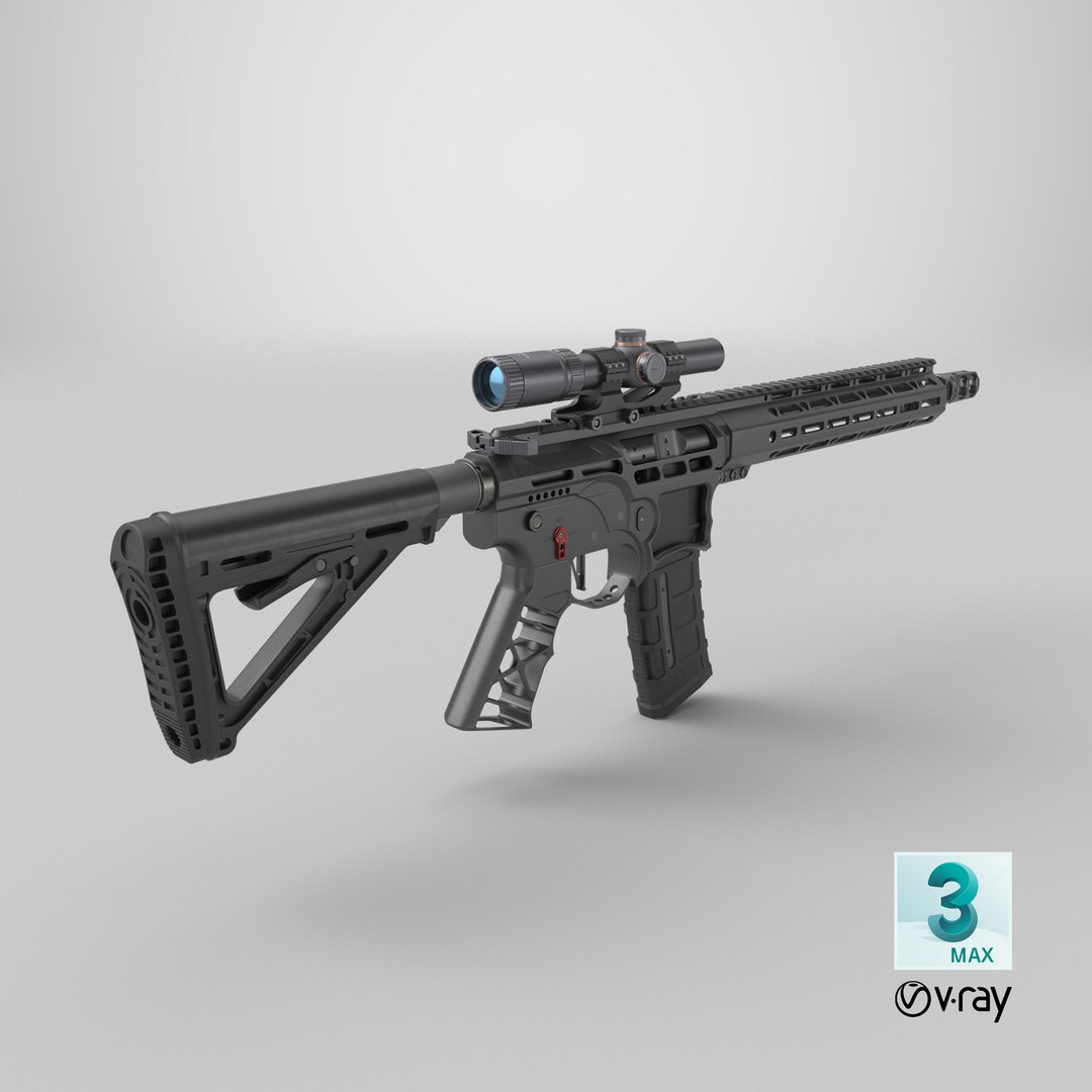 3D M4 Custom Model - TurboSquid 2317244