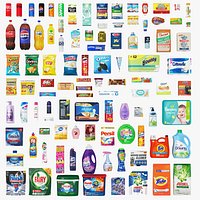 Supermarket Products 100 in 1