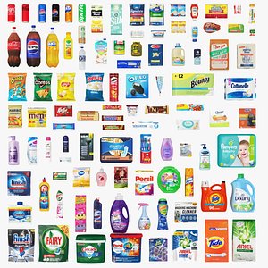 Supermarket Products 100 in 1