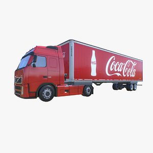 Volvo FH-12 Coca Cola Semi-Trailer Truck