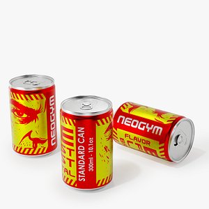 Beverage Can Standard 300ml - Closed and Open