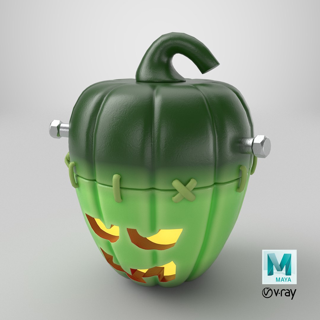 3D model Frankenstein Halloween pumpkin https://p.turbosquid.com/ts-thumb/OS/m6sP95/GE/stemcell_maya_vray_render/png/1760995489/1920x1080/fit_q87/0a3f2daeff64aec0de40ede5dc72dfebbf9c7f98/stemcell_maya_vray_render.jpg