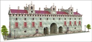 3D building structure church