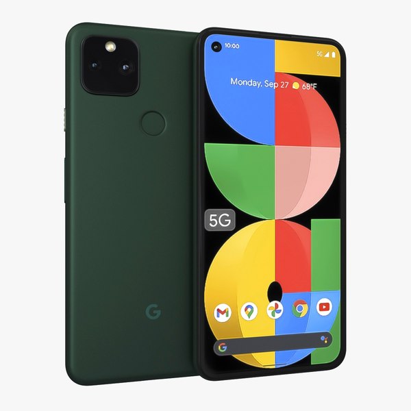 3D Google Pixel 5a Mostly Black - TurboSquid 1786310