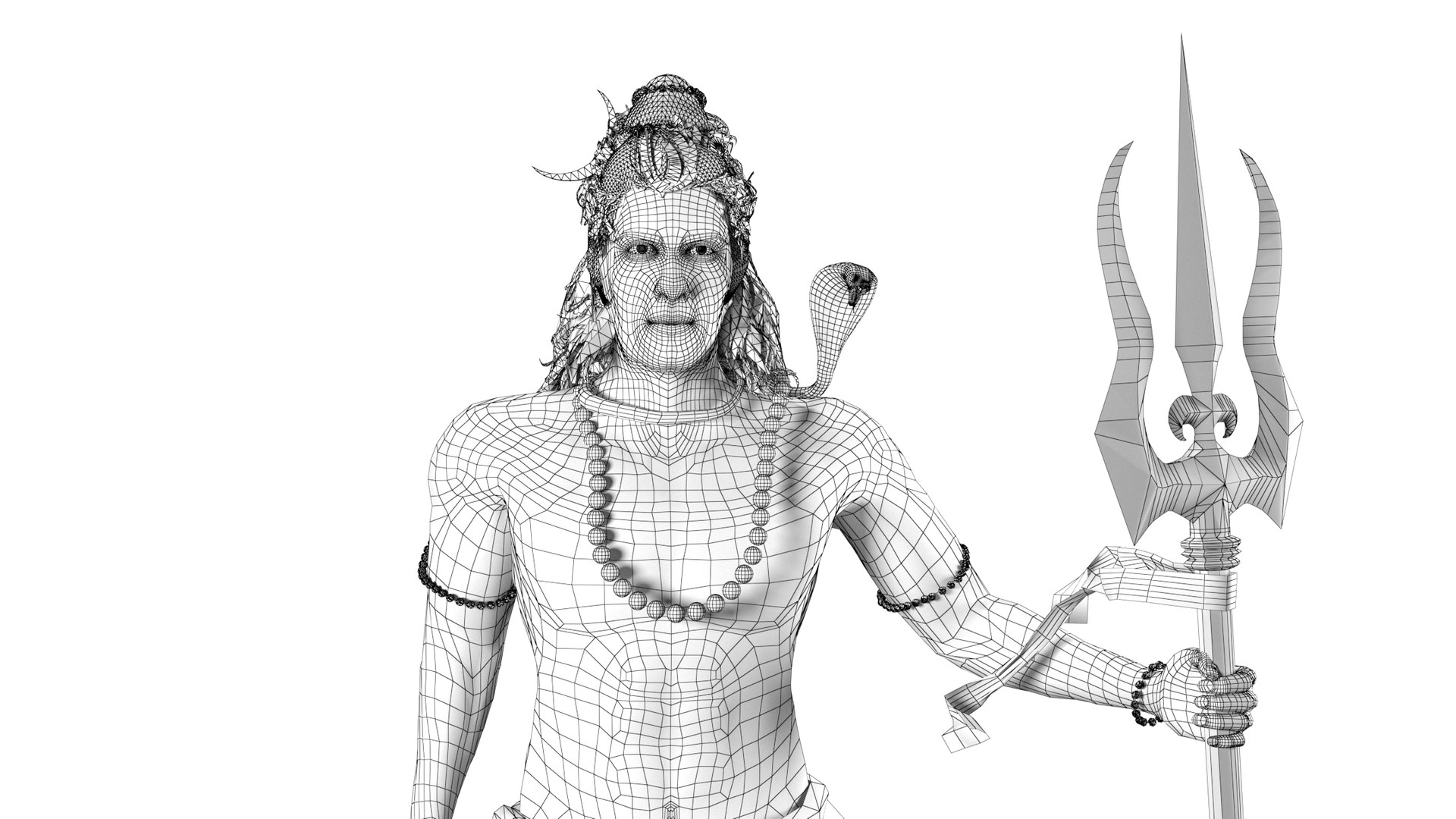 Lord Shiva Rigged 3D model - TurboSquid 2016345