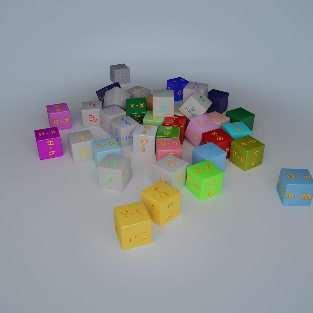 Alphabet Number Cube 3 Max