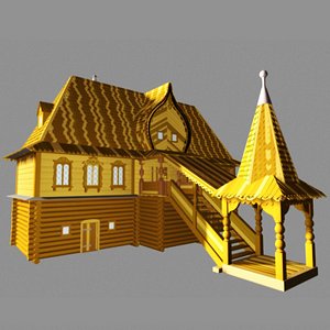 3ds max russian palace toon