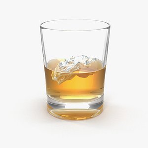 whiskey glass 3D model