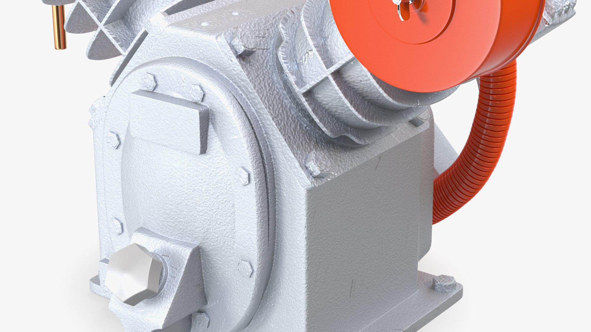 Aluminium Air Compressor Pump With Orange Hose 3D Model - TurboSquid ...