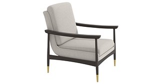 3D model Cselect accent chair S119-07