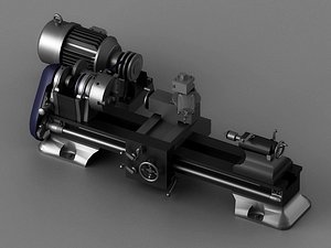 grinding lathes turning plants 3D model
