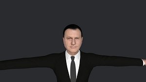 Nelson Rockefeller Hyper Realistic Full Body Fully Rigged Character