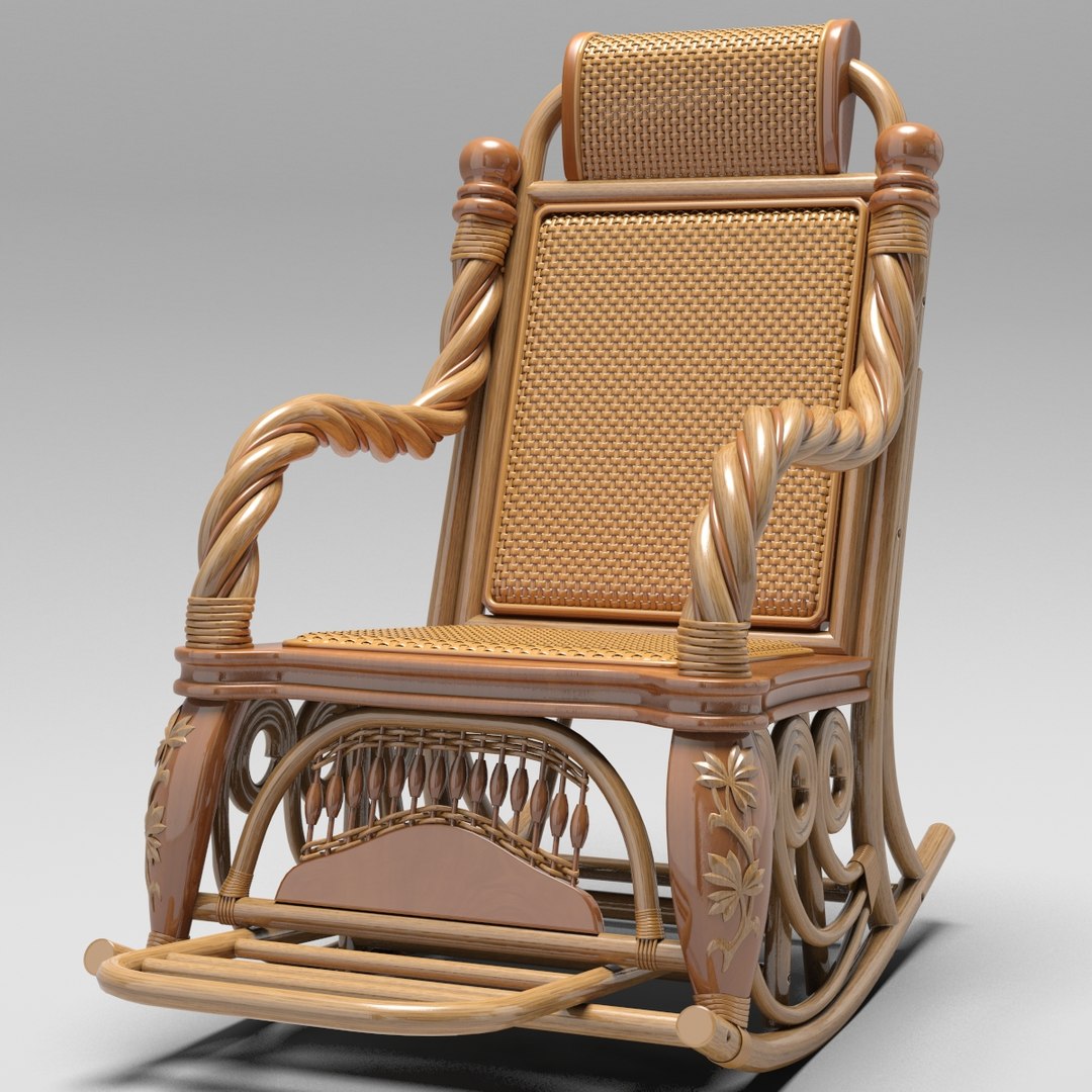 chair rocking 3d model