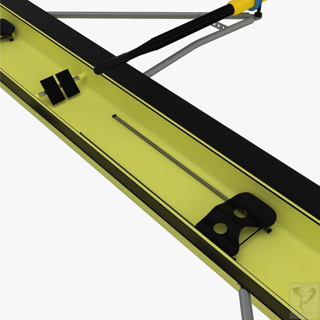 Oars Rowing Boat 3d Max