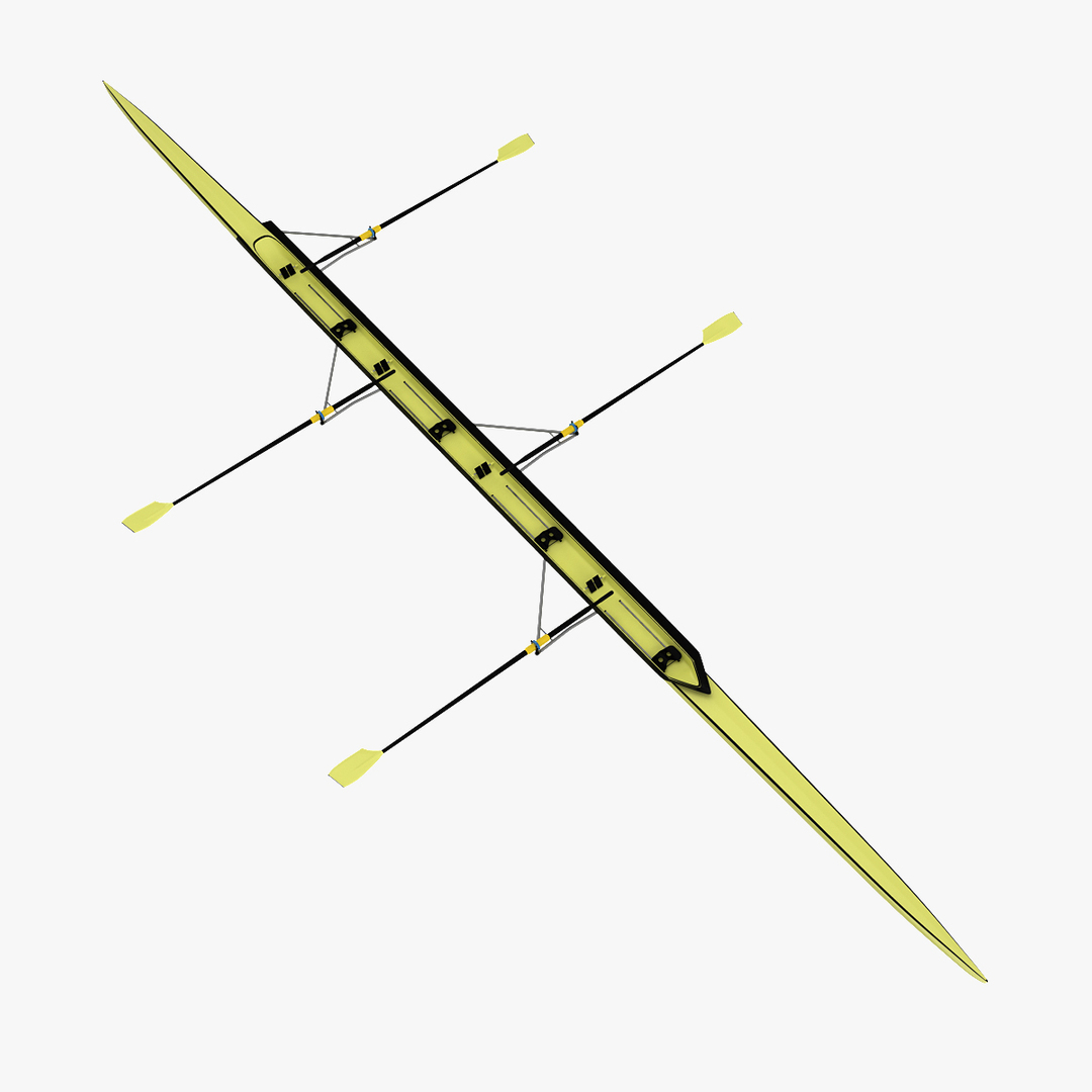 Oars Rowing Boat 3d Max