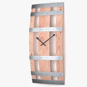 Wall clock - barrel