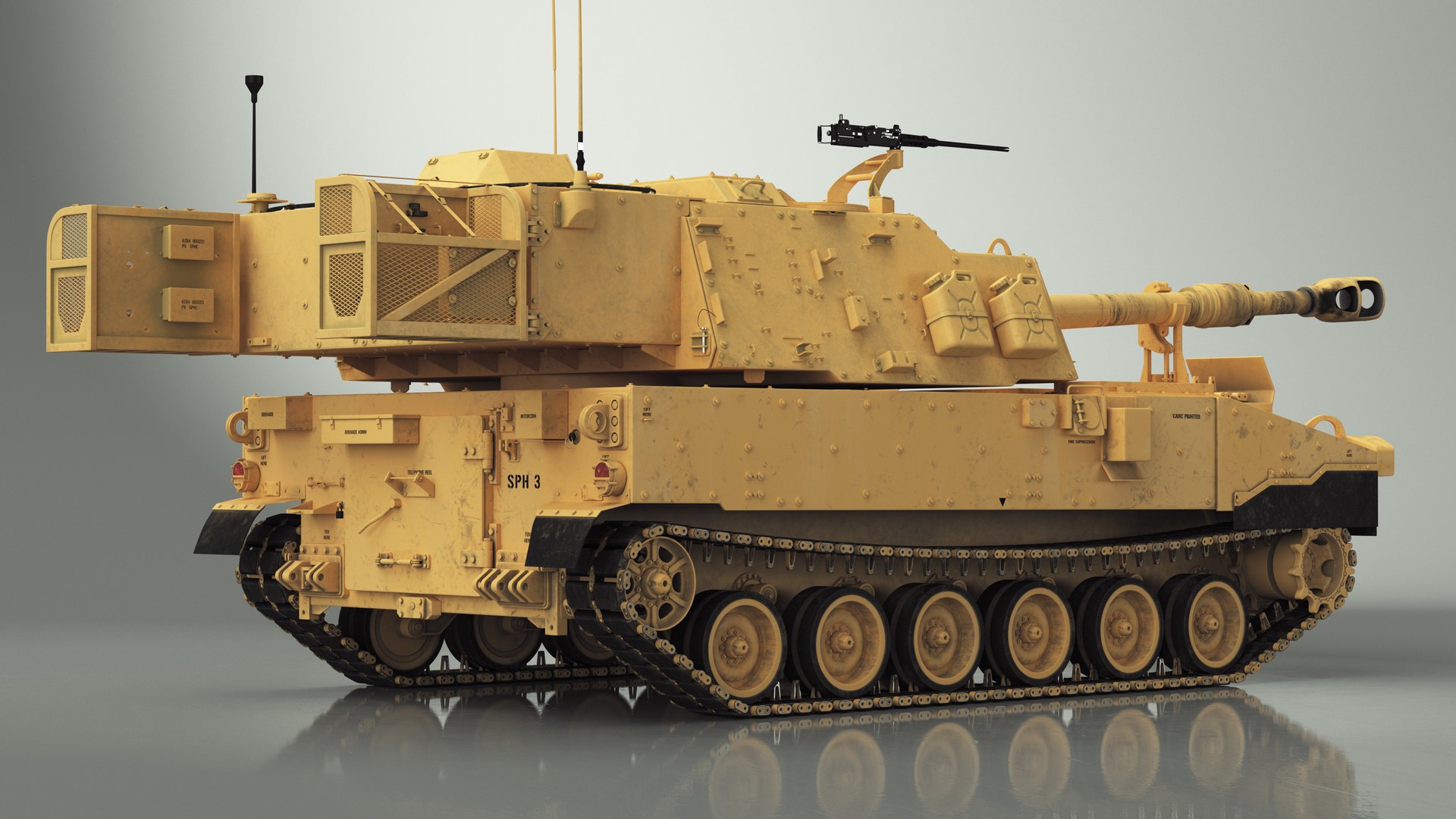 3D model M109 Paladin Howitzer Beige Color https://p.turbosquid.com/ts-thumb/OT/GILlq3/GE/m109paladinhowitzerbeigecolor3dmodel014/jpg/1709338627/1920x1080/fit_q87/6b05987627cfecc65e41b2a74f1730256b18a5da/m109paladinhowitzerbeigecolor3dmodel014.jpg
