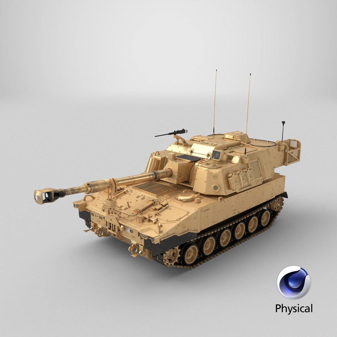 3D model M109 Paladin Howitzer Beige Color https://p.turbosquid.com/ts-thumb/OT/GILlq3/wy/stemcell_cinema_4d_physical_render/png/1711972293/1920x1080/fit_q87/dfbee439c0f03255ace1dcac8697ea1a2dd56371/stemcell_cinema_4d_physical_render.jpg