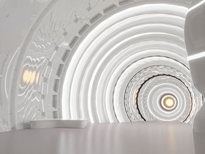 Sci-Fi Futuristic Room 3D model