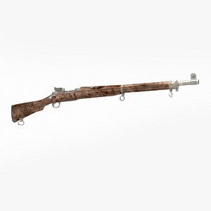 3D Modern weapons long rifles