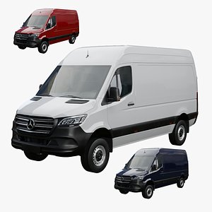 3D model Mercedes Sprinter 4x4 EU spec