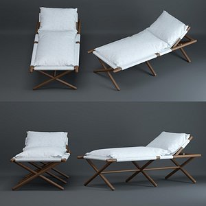 paraggi-sun-lounger 3D model