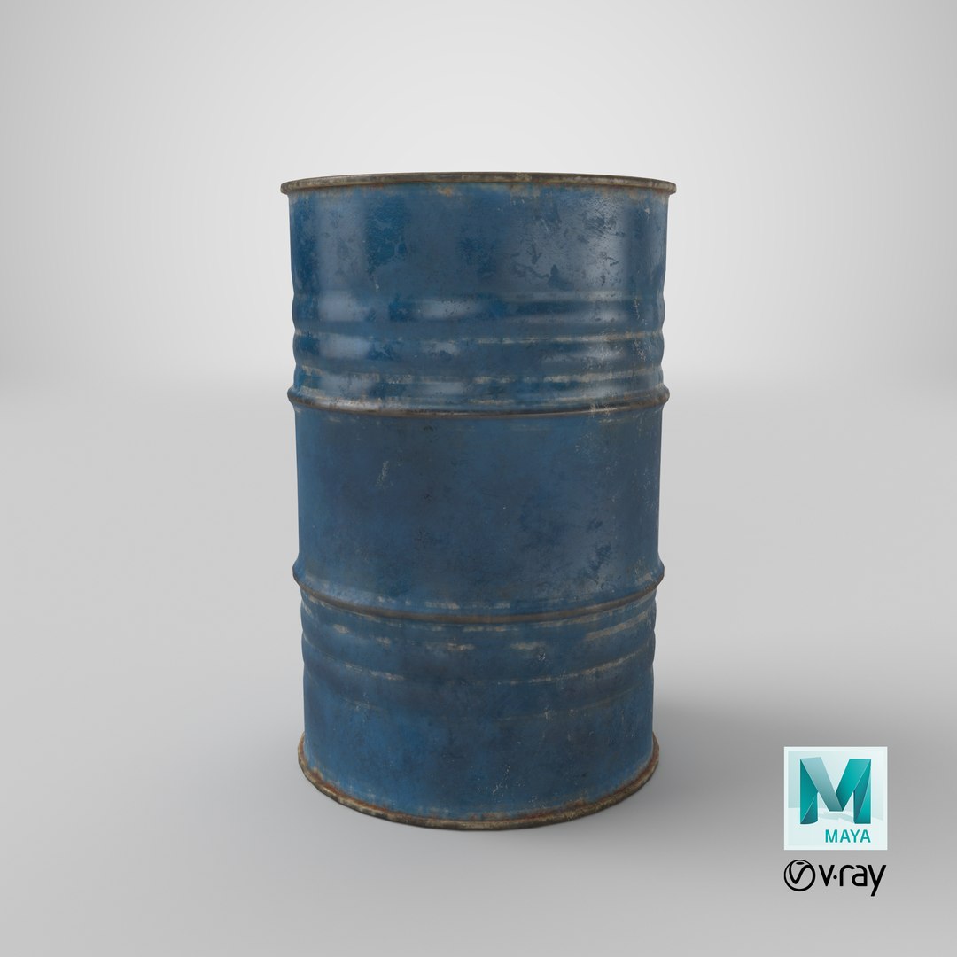 3D Metal Barrel Rusty Blue model https://p.turbosquid.com/ts-thumb/OT/PGDrEK/N3/stemcell_maya_vray_render/png/1655319926/1920x1080/fit_q87/b08089e6df28316d7b87d4bd23127d4a75b61b57/stemcell_maya_vray_render.jpg