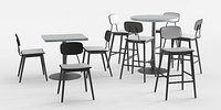 ISA International Scholar Barstool and Chair