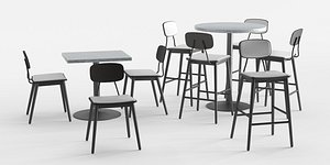 ISA International Scholar Barstool and Chair