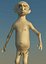 A naked man
