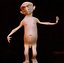 A naked man