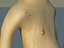 A naked man