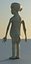 A naked man
